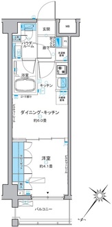 ルフォンプログレ中野富士見町の間取図