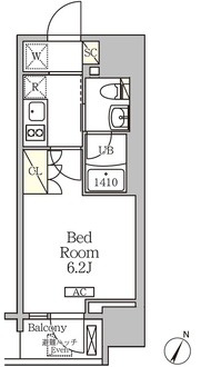 ジオエント白金台の間取図
