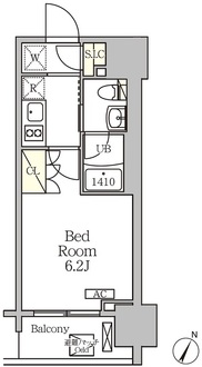 ジオエント白金台の間取図