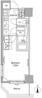 ザ・パークハビオ三軒茶屋の間取図