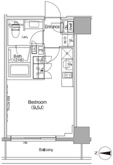 ザ・パークハビオ三軒茶屋の間取図