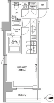 ザ・パークハビオ三軒茶屋の間取図
