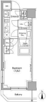 ザ・パークハビオ三軒茶屋の間取図