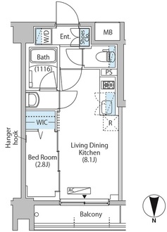 中野新橋レジデンスの間取図