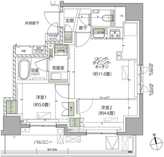 ザ・パークハウス松戸本町の間取図