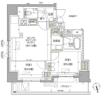 ザ・パークハウス松戸本町の間取図