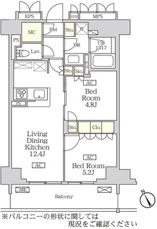 リーフシティ市川　ザ・レジデンスの間取図