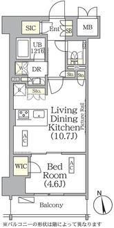 ザ・パークハビオ神楽坂レジデンスＳｏｕｔｈの間取図