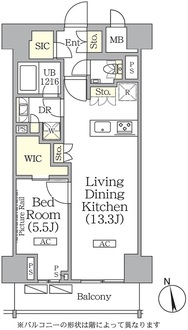 ザ・パークハビオ神楽坂レジデンスＳｏｕｔｈの間取図