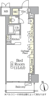 ザ・パークハビオ神楽坂レジデンスＳｏｕｔｈの間取図