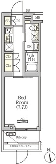 ＡＲＫＭＡＲＫ南品川の間取図