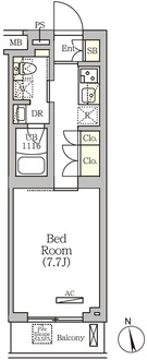 ＡＲＫＭＡＲＫ南品川の間取図