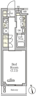 ＡＲＫＭＡＲＫ南品川の間取図