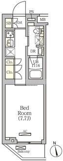 ＡＲＫＭＡＲＫ南品川の間取図