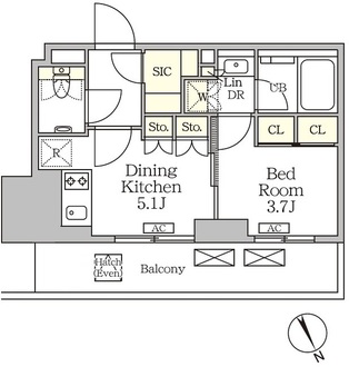 ザ・パークハビオ大森山王の間取図