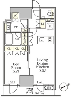 ザ・パークハビオ大森山王の間取図