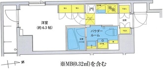 アジールコート北品川の間取図