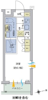アジールコート品川中延の間取図