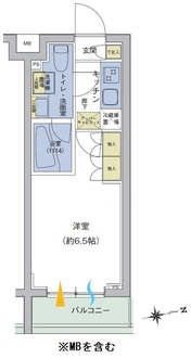 アジールコート品川中延の間取図