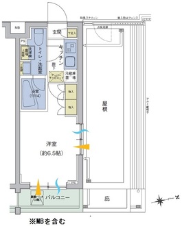 アジールコート品川中延の間取図