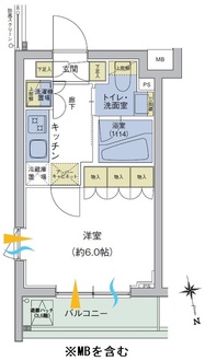 アジールコート品川中延の間取図