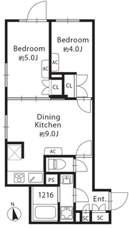 ＧＲＡＮ　ＰＡＳＥＯ　目黒西小山の間取図