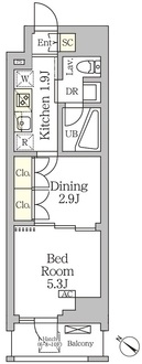 アジールコート松濤の間取図
