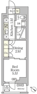 アジールコート松濤の間取図