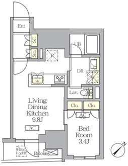 Ｓ－ＲＥＳＩＤＥＮＣＥ日本橋馬喰町Ａｅｒｅの間取図