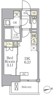 ザ・ライオンズフォーシア文京湯島の間取図