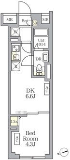 ＳＯＬＡＳＩＡ　ｒｅｓｉｄｅｎｃｅ荻窪の間取図
