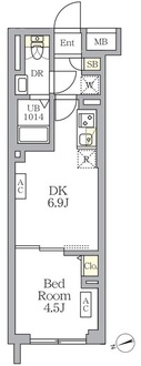 ＳＯＬＡＳＩＡ　ｒｅｓｉｄｅｎｃｅ荻窪の間取図