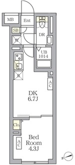 ＳＯＬＡＳＩＡ　ｒｅｓｉｄｅｎｃｅ荻窪の間取図