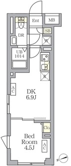 ＳＯＬＡＳＩＡ　ｒｅｓｉｄｅｎｃｅ荻窪の間取図