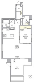 クロス護国寺の間取図
