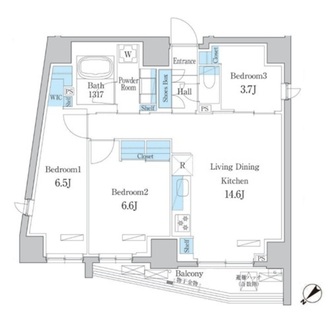 デュオフラッツ板橋大山の間取図