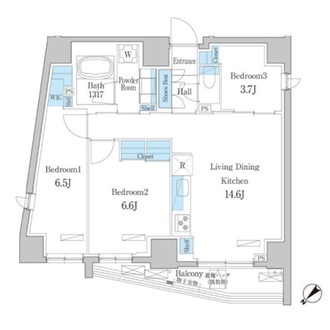 デュオフラッツ板橋大山の間取図