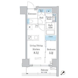 デュオフラッツ板橋大山の間取図