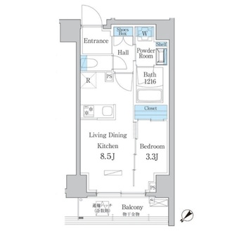 デュオフラッツ板橋大山の間取図