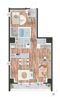デュオフラッツ板橋大山の間取図
