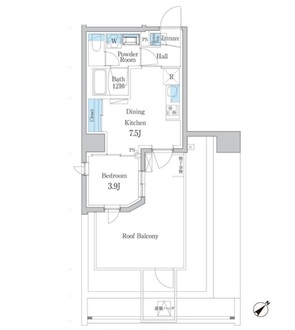 デュオフラッツ板橋大山の間取図