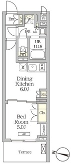 ミレーネ滝野川の間取図