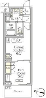 ミレーネ滝野川の間取図