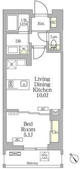 グランパーク千駄ヶ谷レジデンスの間取図