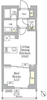 グランパーク千駄ヶ谷レジデンスの間取図