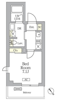 グランパーク千駄ヶ谷レジデンスの間取図