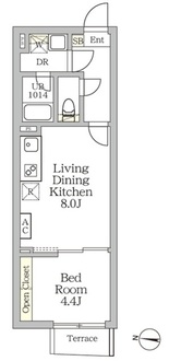 Ａｇｌａｉａ　新宿西落合の間取図