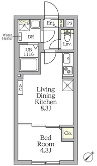 Ａｇｌａｉａ　新宿横寺町の間取図