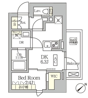 ＡＲＫＭＡＲＫ大塚の間取図