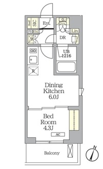ＡＩＦＬＡＴ明大前の間取図